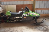 1997 Arctic Cat ZR580 EFI Snowmobile, 6894 Miles, Extra Travel Tunnel