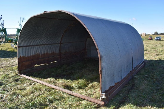 11 x 14'Portable livestock building on skids