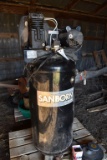 Sanborn 60 gallon upright air compressor, single phase