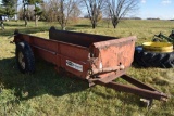 Schultz single axle manure spreader/wood hauler