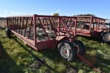 Apache 14' single axle feeder wagon with wood floor