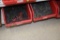 6 Bins of Pole barn nails, double headed nails and common nails