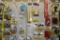 Large assortment of drain stoppers, drainers, sink repair parts
