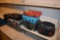 Assortment of empty tool boxes