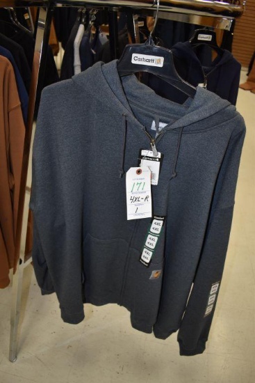 Carhartt Hooded Full zip Sweatshirt 4XL Regular