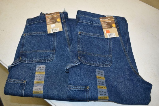 (2) Carhartt Men's Pants Size 30x34