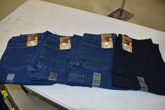 (4) Carhartt Men's Pants Size 34x30