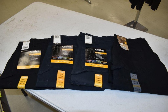 (4) Carhartt Men's Pants Size 34x30