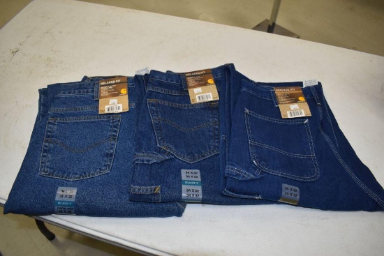 (3) Carhartt Men's Pants Size 34x32