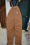 Carhartt Bib Overalls Arctic Lined Legs Only Size 48x32