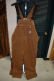 Carhartt Bib Overalls Arctic Lined Legs Only Size 40x30