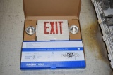 (2) Magnatron Exit Signs with Light