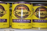 (7) Gallons Cabot Solid Color Oil Deck Stain, White Base