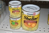 (3) Cans Bullseye Shellac Traditional Finish and Sealer