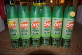6 cans of Off deep woods