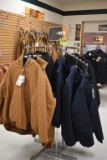 Metal store clothing rack