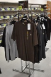 Metal store clothing rack