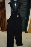 Carhartt Bib Overalls Arctic Lined Legs Only Size 46x32