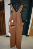 Carhartt Bib Overalls Unlined Size 34x34