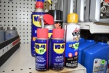 8 Cans of lubricating oil