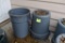 (2) Brute Garbage Cans