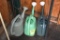 Three watering cans