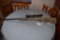 Remington model 700 bolt action rifle, 308 win, synthetic camo stock, synthetic bull barrel, with