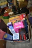 Box of household supplies