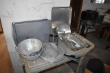 Strainers, baking pans