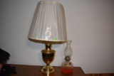 Oil lamp and lamp