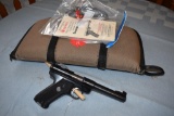 Ruger Mark I Semi auto pistol, 22 cal LR, 1 Magazine, SN:17-43306, with Ruger soft case