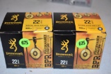 800 Rounds of Browning 22L 40 gr. BPR