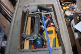 Hack saw, rubber mallet, assorted tools