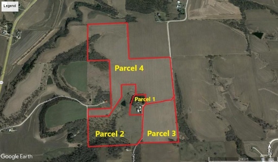 Parcel/Lot 2 - 42.2+/- Acres Of Bare Pasture Land With Building Site Winona Co. MN