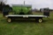 20' Steel Flat Bed Round/Square Bale Mover, With John Deere 1065 Running Gear