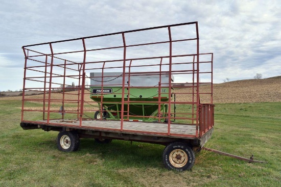 Minnesota 9'x18' Bale Throw Rack with 8 Ton Running Gear