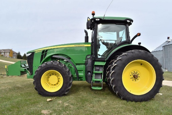 2014 John Deere 8245R MFWD Tractor, 7762 Hours, 18.4x46 Rear Duals at 95%, 420/85R30 Front