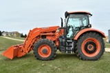 2018 Kubota M7-171 MFWD Tractor, 477 Actual Hours, with Kubota LM2605 Hydraulic Loader,