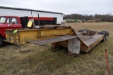 1972 Lowboy Trailer, 5th Wheel, Tandem Axle, Duals