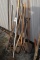 Assortment of shovels and tools