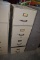 4 Drawer metal file cabinet