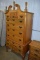 Fancy Oak Dresser with Claw Feet, 40