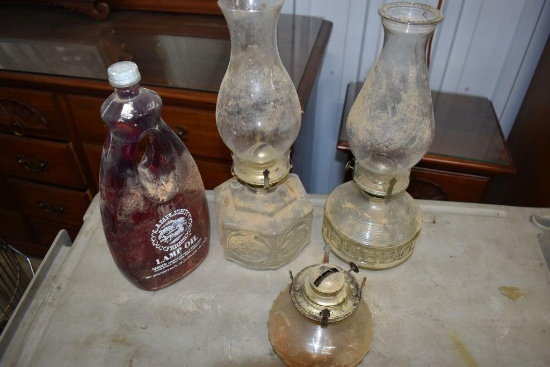 Kerosene Lamps with fuel
