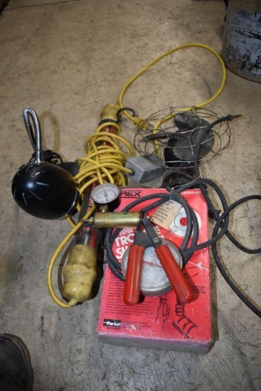 Work Light, Cooling System Tester, Vacuum Pump & Fan