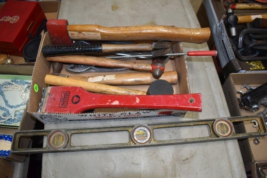 Hatchet, Rubber Mallet, Hammers, Level & More