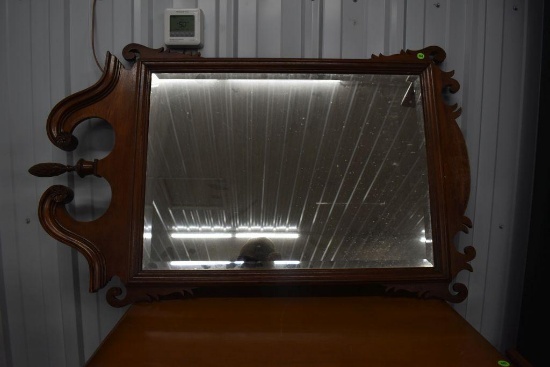 Hanging Framed Mirror, 45"x36"