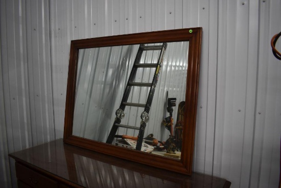 Hanging Framed Mirror, 45"x27"
