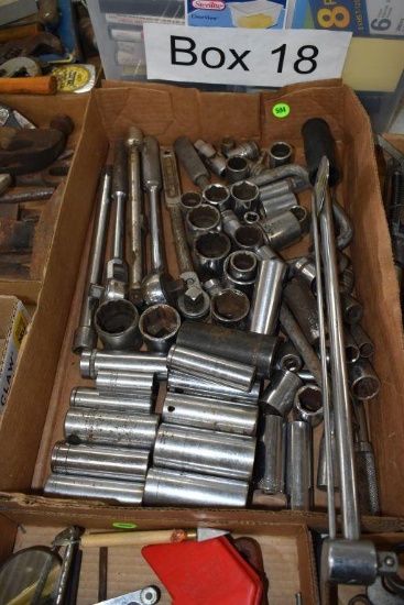 Assorted Sockets and ratchets
