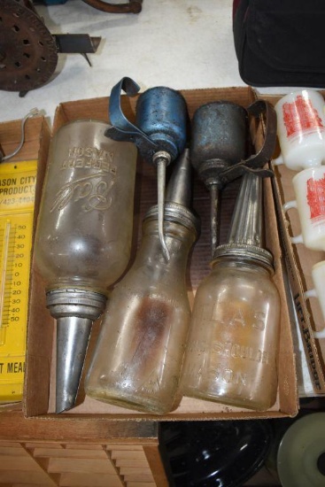 Glass Oil Cans