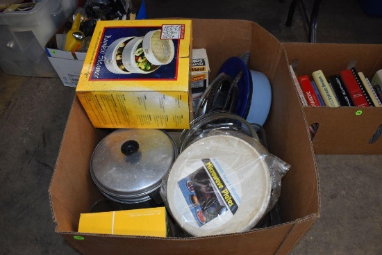 Pots, cooking dishes